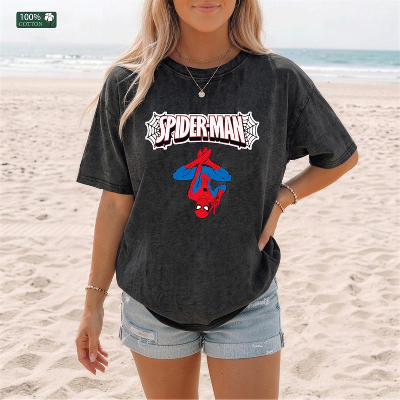 Retro Spider-Man T-Shirt, Marvel Superhero Top, Classic Spiderman Hoodie, Marvel Spider-Man Tee