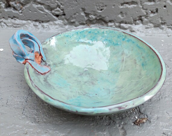 "Ocean"  blue bowl