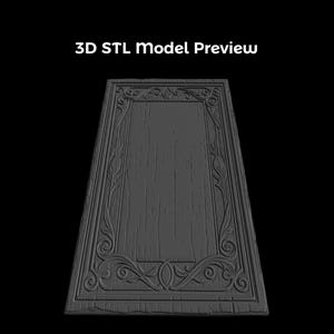 Vintage Whisky Bar Schild 3D STL Modell, Retro Pub Dekor Reliefschnitzdatei