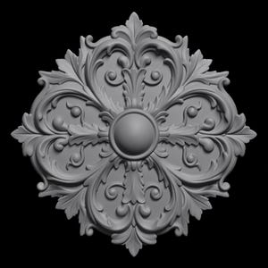 3D-Rosetten-CNC-Relief-Bundle Vol. 2 mit 7 Mandala-STL-Dateien für die Holzschnitzerei, 16-Bit-Graustufen-Tiefenkarte und 4K-Lasergravur-PNG