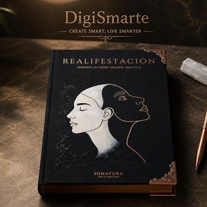 Realistation Manifestationsbok för nybörjare | 200+ ritualer om attraktionslagen | Överflöds- och tankesättsdagbok | Guide till andlig tillväxt