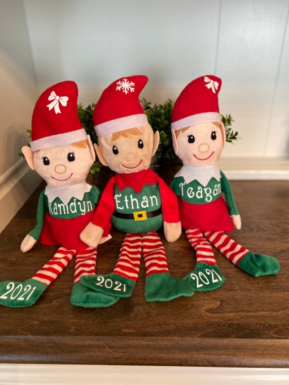 Personalized 2022 elf, Elf Stocking Stuffer, Personalized Elf Doll, Personalized Gift, Stocking Stuffer for Kids, Gift Idea, Elf Il_570xn