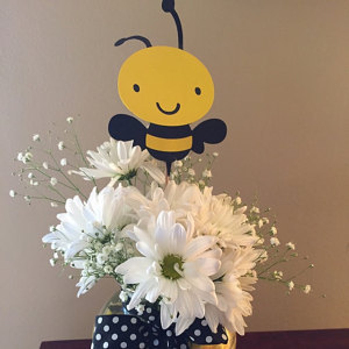 6 Piece Bumble Bee Centerpiece Sticks Bee Birthday Bee Baby - Etsy