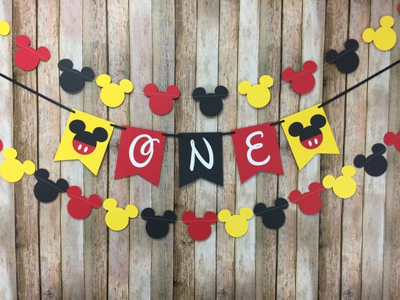 Mickey Circus Name Banner