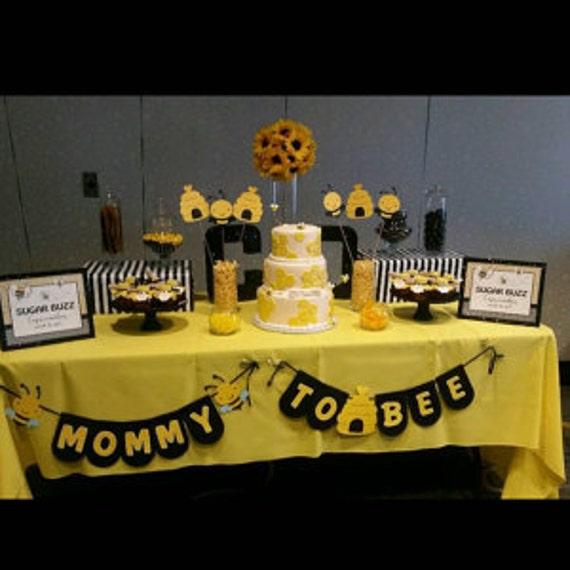 Mama To Bee Baby Shower Kit | Bumblebee Party Decorations