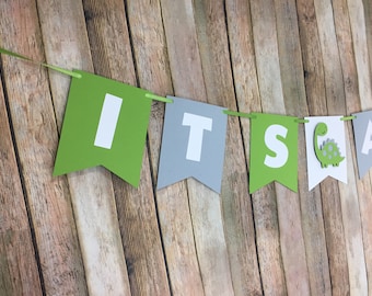 It's a Boy Dinosaur Banner, Dinosaur Party Decorations, Dinosaur Baby Shower, Baby Shower Banner, Boy Baby Shower, Dinosaur Banner,