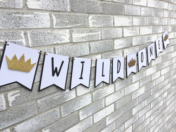 Wild One Banner Where The Wild Things Are Banner First Birthday