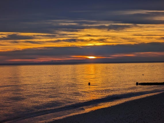 Bay Reflections | Sunrise Photography | Digital Download Print | Meditation Wall Art
