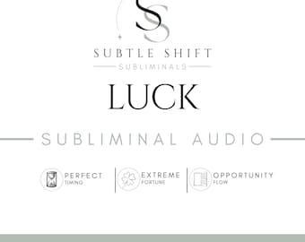 Glück unterschwellig Audio | Digitales Produkt | Positive Affirmationen für extremes Glück & Synchronität
