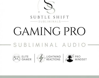 Gaming Pro Sublitial Audio | Digitales Produkt | Positive Affirmationen für Fähigkeit, Fokus und Wettbewerbsfähigkeit