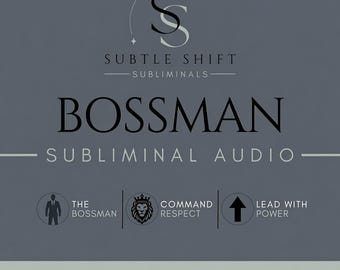 Bossman Energy Unterschwellige Audio | Digitales Produkt | Positive Affirmationen für Führung, Vertrauen und maskuline Stärke