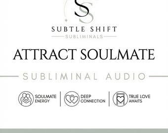 Soulmate anziehen Sublimale Audio | Digitales Produkt | Positive Affirmationen für tiefe Verbindung & wahre Liebe