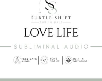 Liebe das Leben Unterschwellige Audio | Digitales Produkt | Positive Affirmationen für tiefe Liebe, Verbindung & Beziehungsharmonie