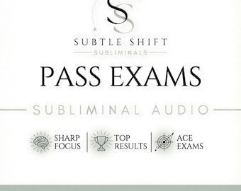 Ace Prüfungen Unterschwellige Audio | Digitales Produkt | Positive Affirmationen für Top-Untersuchungsergebnisse