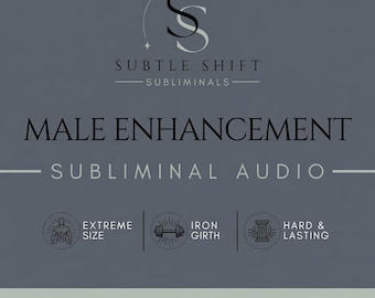 männliche Verbesserung unterschwellig Audio | Digitales Produkt | Extrem Größe, Umfang & Sexuelle Leistung