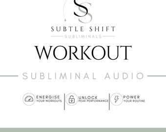 Workout Subliminal Audio | Digital Product | Positive Affirmations for Motivation, Muscle Growth & Gym Discipline