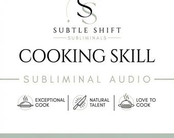Kochkünste Unterschwellige Audio | Digitales Produkt | Positive Affirmationen für Kochkunst und Küchenvertrauen