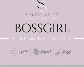 Boss Girl Energie Unterschwellige Audio | Digitales Produkt | Positive Affirmationen für Selbstvertrauen, Führung & weibliche Kraft