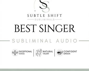 Beste Sängerin Unterschwellige Audio | Digitales Produkt | Positive Affirmationen für Stimmkraft, Tonhöhe & Auftrittsvertrauen