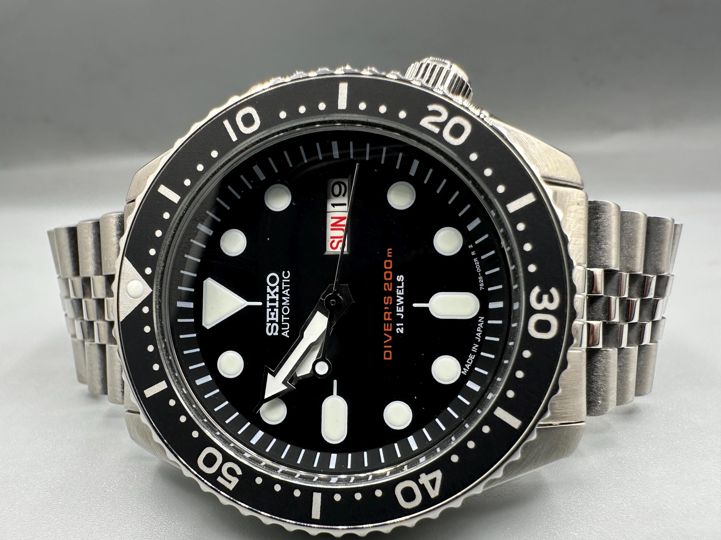 A*K様 SEIKO5 自動巻き時計7S26 ブラックダイヤル セイコー ダイバー 7s26 - Etsy 日本