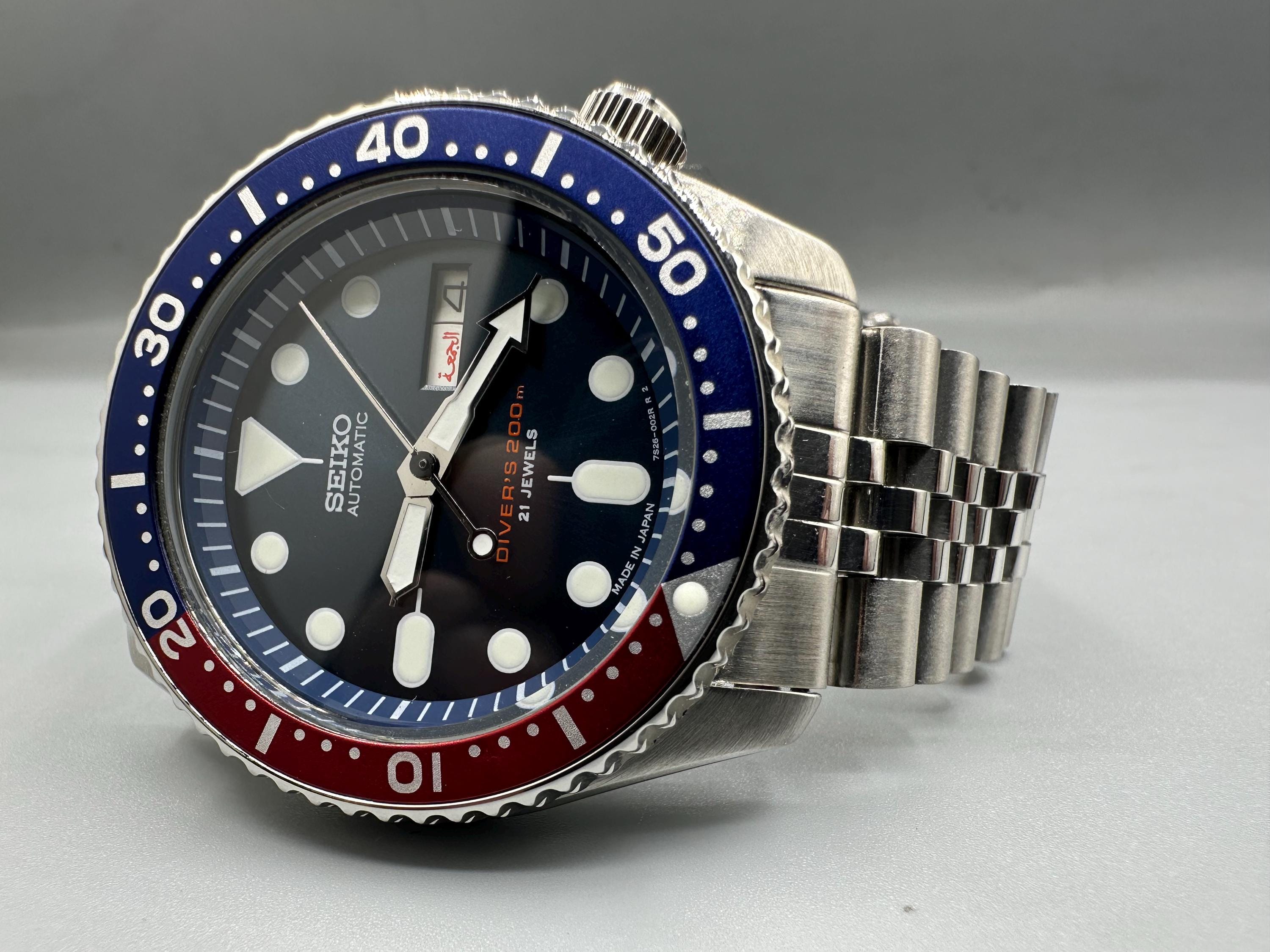 【OH済】セイコーダイバー 200m 希少ボーイズサイズ ペプシ Seiko diver pepsi - Etsy 日本