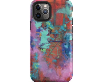 Abstract Art iPhone® Case, Dual-Layer Protective Phone Cover-Atmosfera