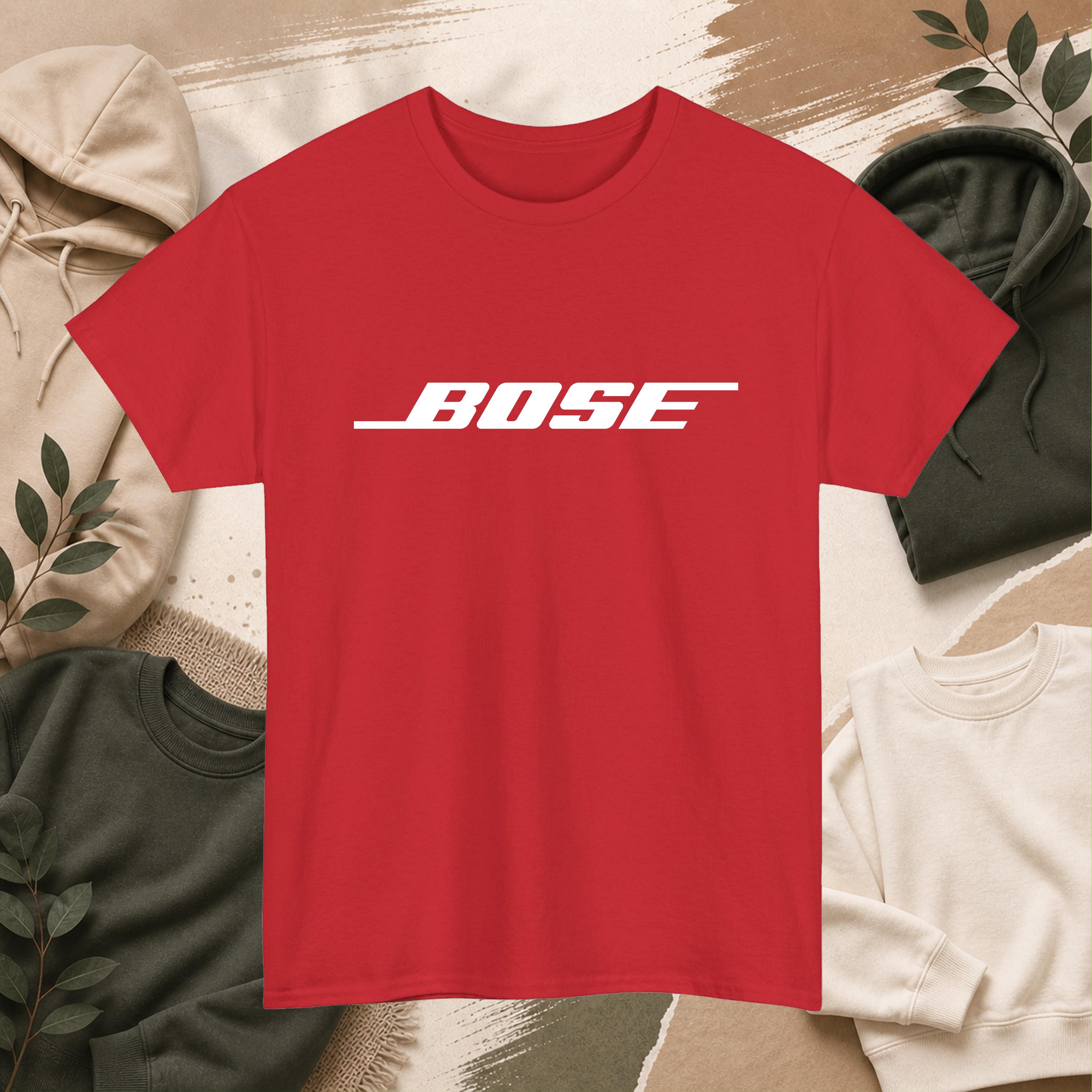 Bose Audio Vintage Graphic T-shirt, Retro Sound System Tee, Music