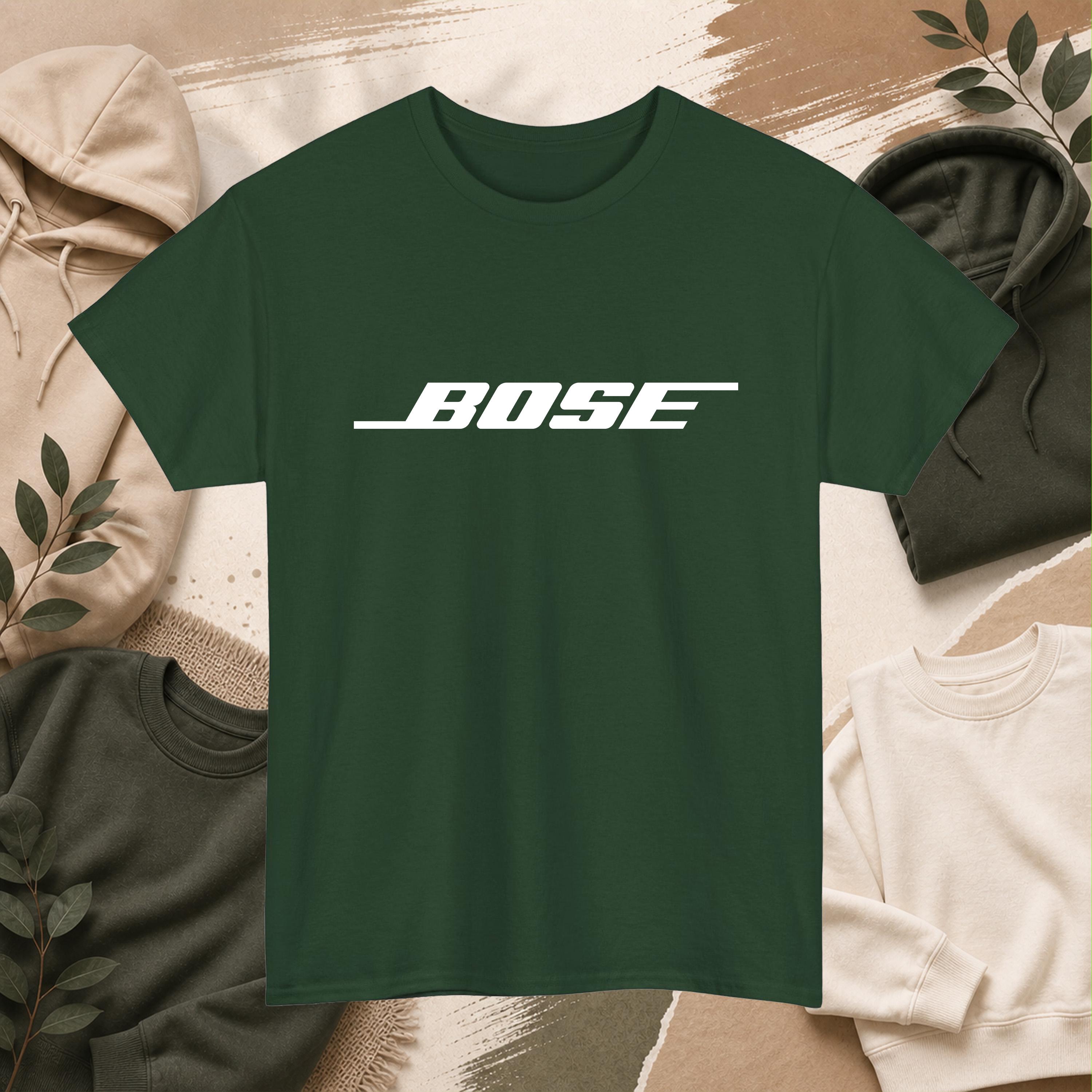 Bose Audio Vintage Graphic T-shirt, Retro Sound System Tee, Music