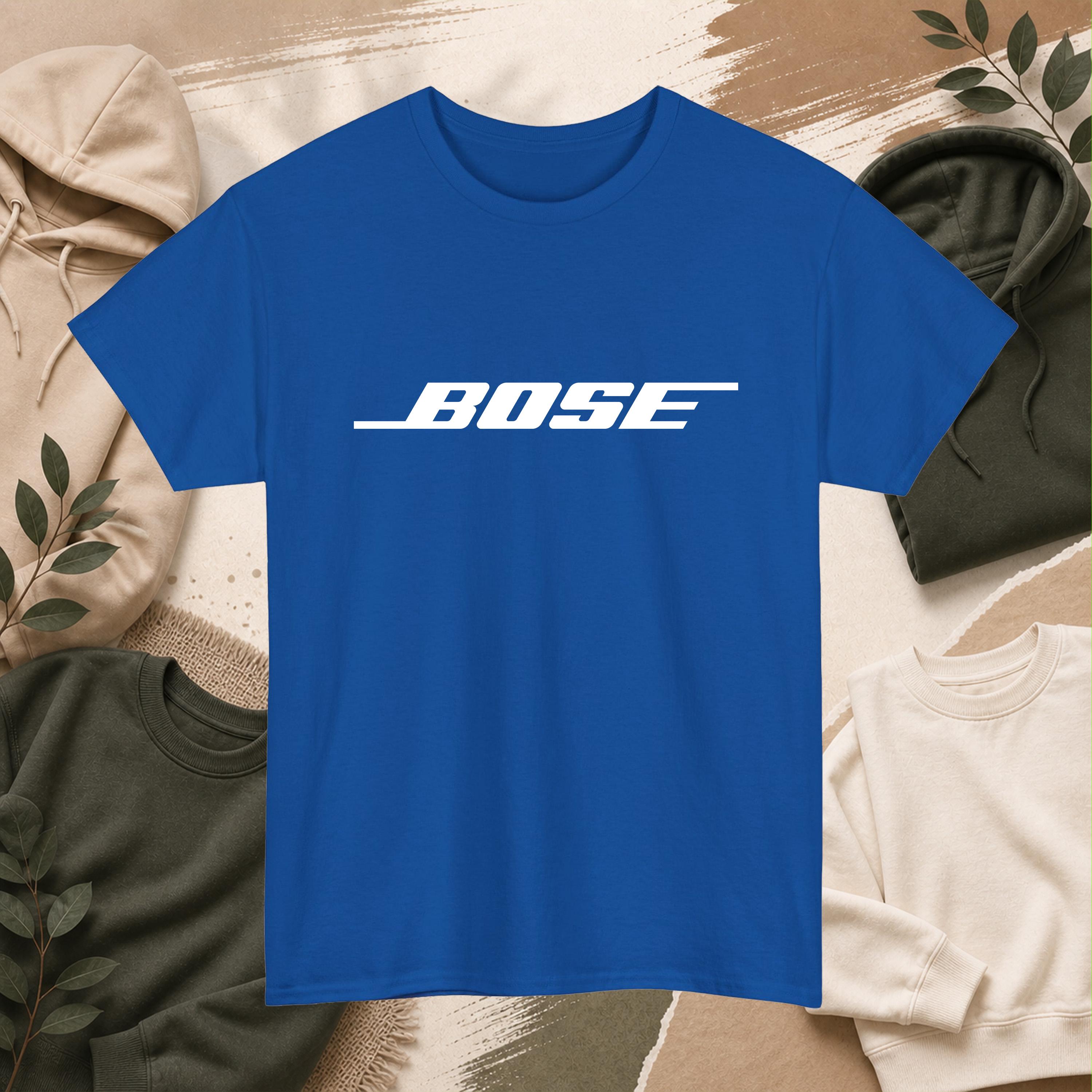 Bose Audio Vintage Graphic T-shirt, Retro Sound System Tee, Music
