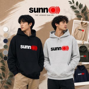 Sunn Amplification Hoodie Vintage Style | Rock Band Streetwear | Unisex Graphic Hoodie