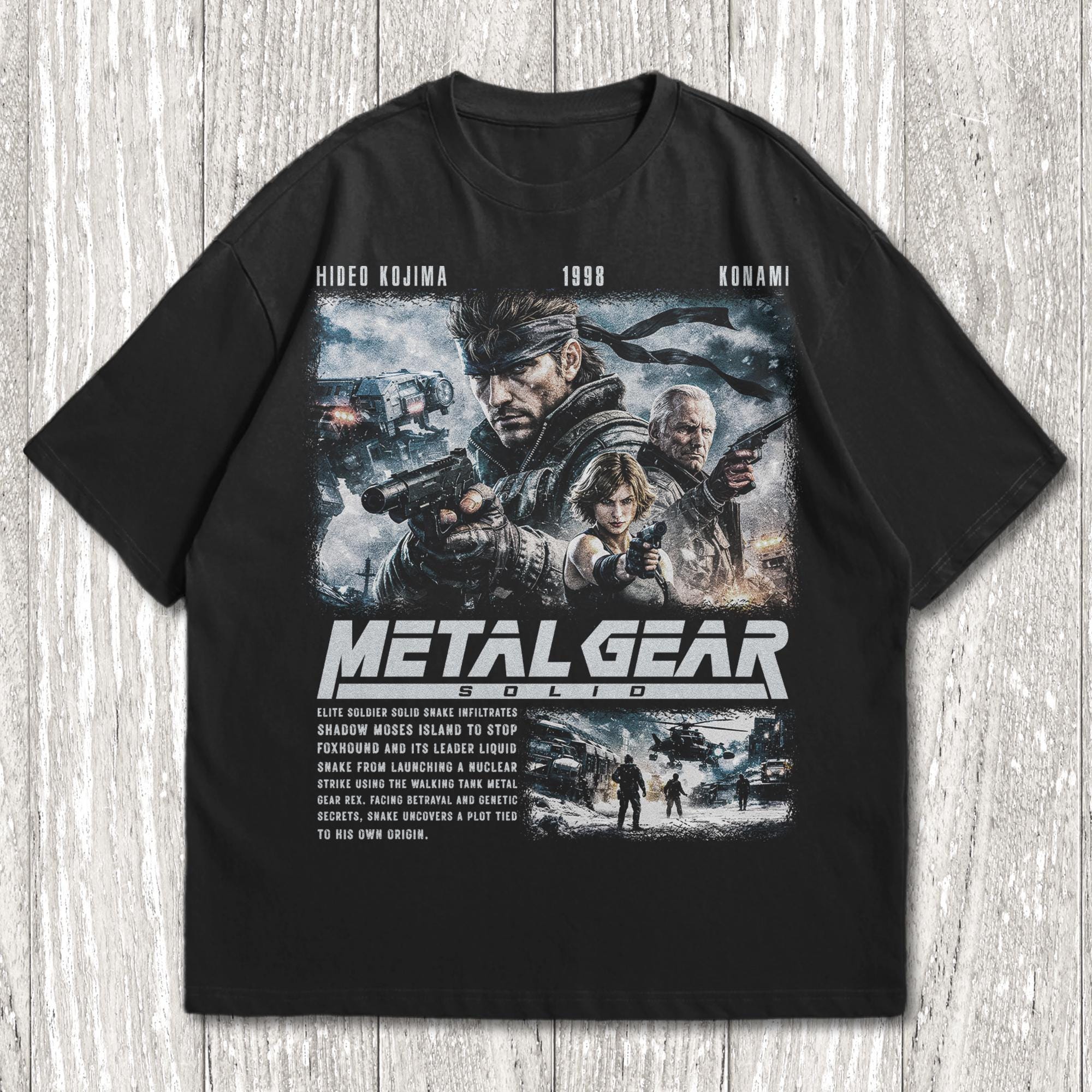 Vintage metal gear solid tee - Etsy 日本