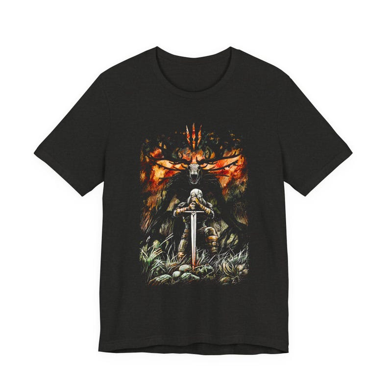 The Witcher Velen Wilderness-tröja, The Witcher Wild Hunt-t-shirt | Fantasy Gamer-present bild 14