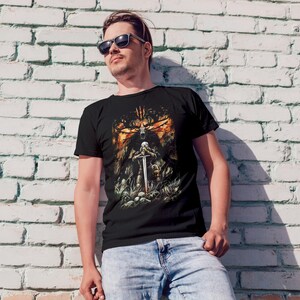 The Witcher Velen Wilderness-tröja, The Witcher Wild Hunt-t-shirt | Fantasy Gamer-present bild 4