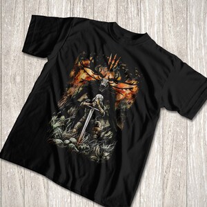 The Witcher Velen Wilderness-tröja, The Witcher Wild Hunt-t-shirt | Fantasy Gamer-present bild 3