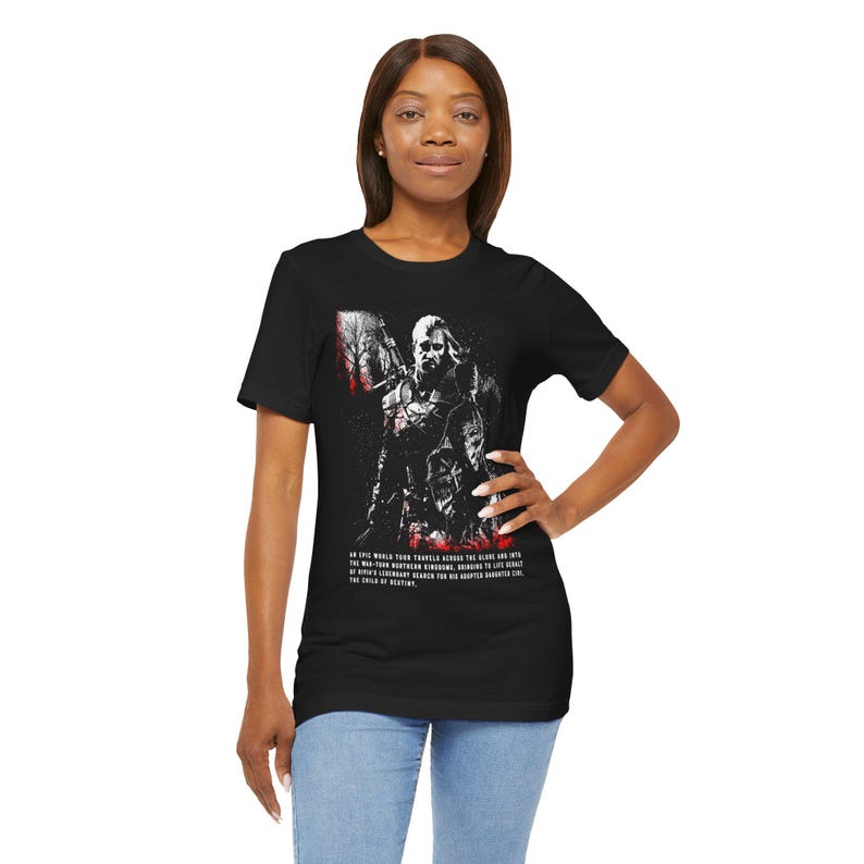 The Witcher Wild Hunt T-shirt | The Witcher Shirt, Fantasy Gamer Gift image 12