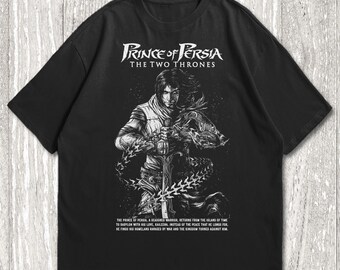 Prince of Persia: The Two Thrones T-Shirt, Prince of Persia Shirt, Sands of Time. POP Shirt