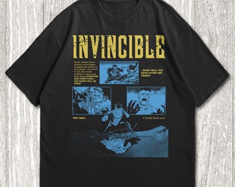 Omni-Man T-shirt, shirt superheldenfilm, shirt Mark Grayson, shirt held, shirt stripboek