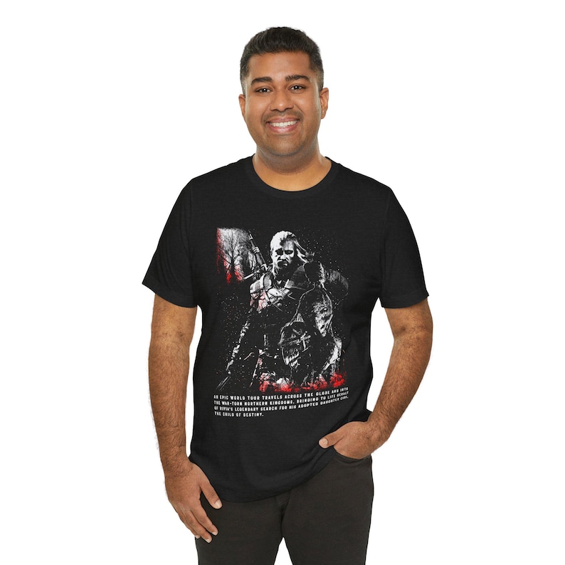 The Witcher Wild Hunt T-shirt | The Witcher Shirt, Fantasy Gamer Gift image 10