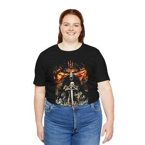 The Witcher Velen Wilderness-tröja, The Witcher Wild Hunt-t-shirt | Fantasy Gamer-present bild 11