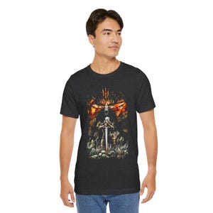 The Witcher Velen Wilderness-tröja, The Witcher Wild Hunt-t-shirt | Fantasy Gamer-present bild 8