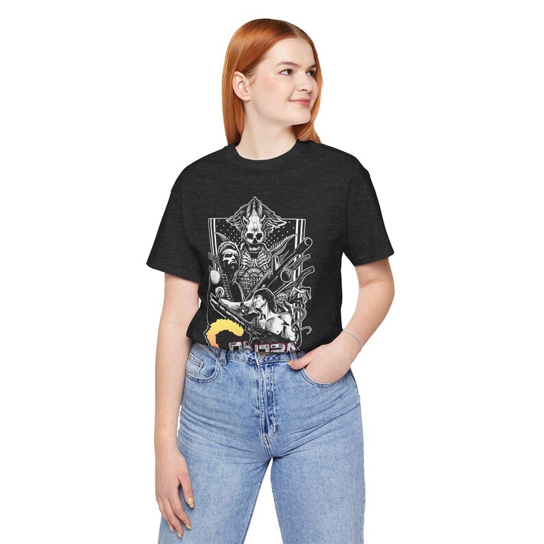 Retro Contra NES Spiel T-Shirt - 80er Jahre Classic Gaming Tee - Unisex T-Shirt Bild 9