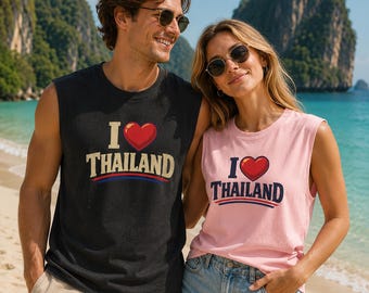 I  Thailand Unisex Muscle Tank Top