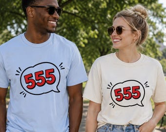 555 (Hahaha) Unisex SoftStyle Tee