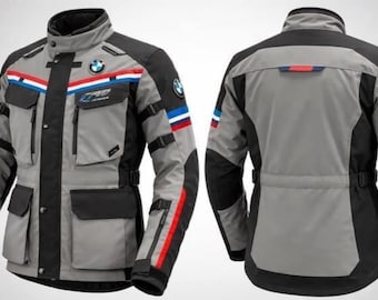 Handmade BMW Motorcycle Mesh Jacket, Designer Biker Style Jacket Mesh BMW Jacket Mesh Fabric Jacket Summer Jacket