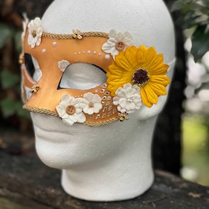 Fleece-gefütterte Kostümmaske (Gold)