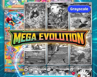 Mega Evolution: basisset afdrukbare masterset en complete set tijdelijke aanduidingen voor ordners + checklist (digitale download)