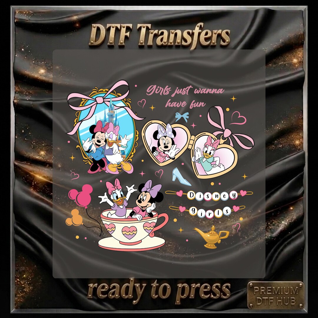 Disney Girls Wanna Have Fun DTF Transfer, Disney Summer Vacation ...