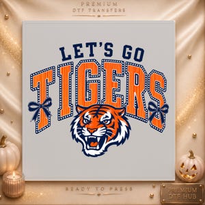 Game Day Mascot DTF Transfer, High School College Football Mascot Ready To Press, Faux Sequins School Mascot Heat Transfer, Dtf Gang Sheet