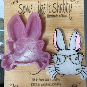 Smart Bunny Mold for Freshies, Soap, Resin, etc.