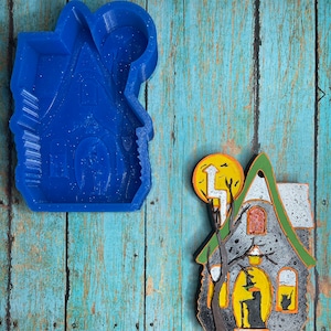 Haunted House Mold for Freshies, Soap, Ice, Resin, etc.